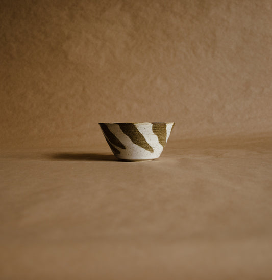 Bowl cónico individual pequeño 1 marmolado