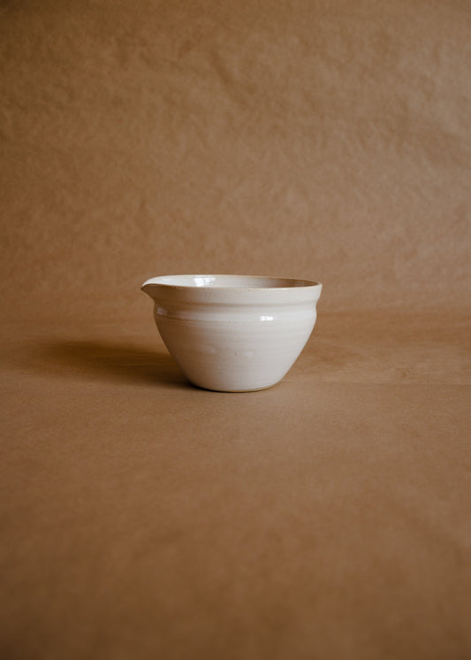 Bowl vertedor individual bruma con hendidura
