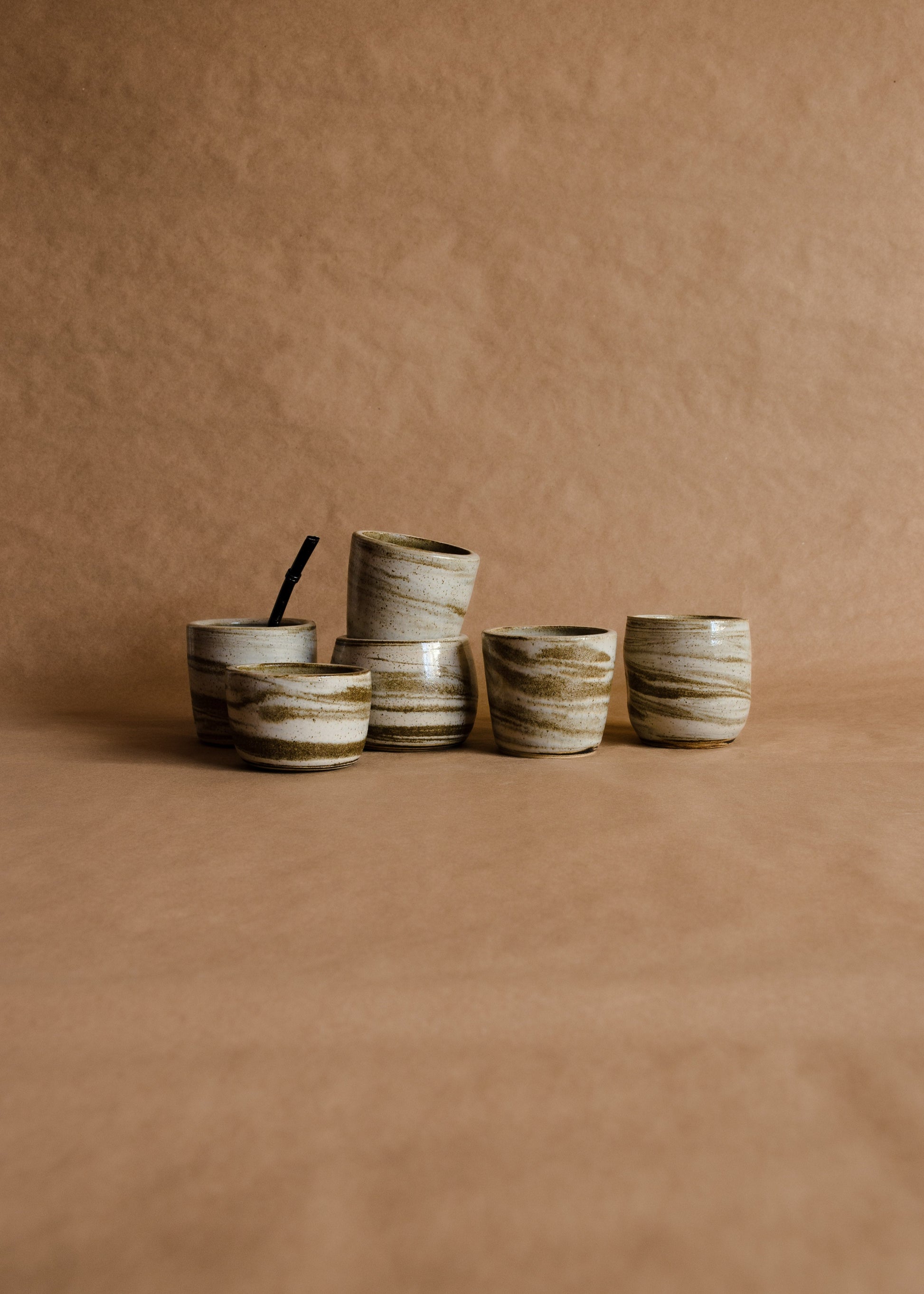 Colección tazas marmoladas