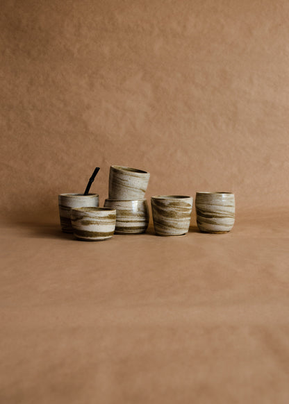 Colección tazas marmoladas